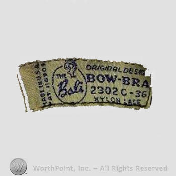Clothing label : Bali.