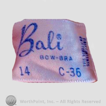 Clothing label : Bali.