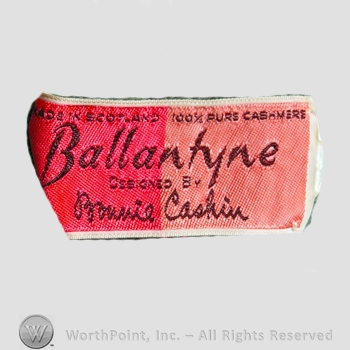 Clothing label : Ballantyne.