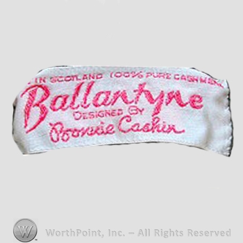 Clothing label : Ballantyne.