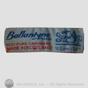 Clothing label : Ballantyne.