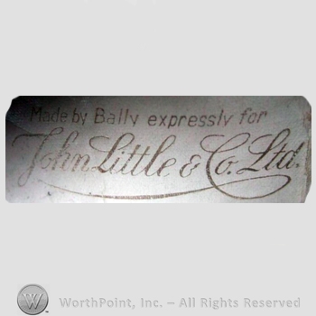 Clothing label : Bally Company .