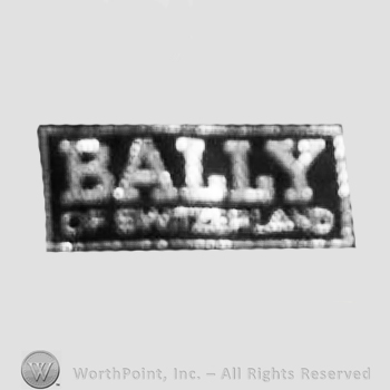 Clothing label : Bally Company .