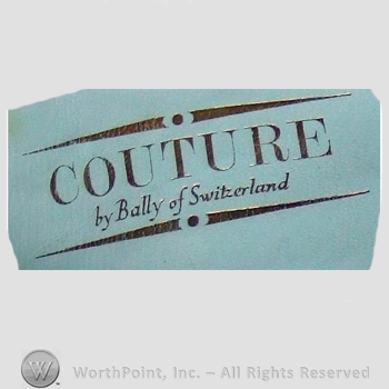 Clothing label : Bally Company .