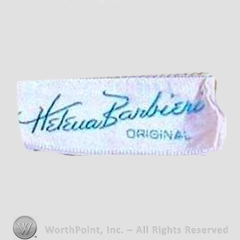 Clothing label : Helena Barbieri.