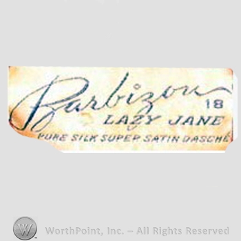Clothing label : Barbizon.