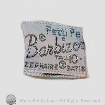 Clothing label : Barbizon.