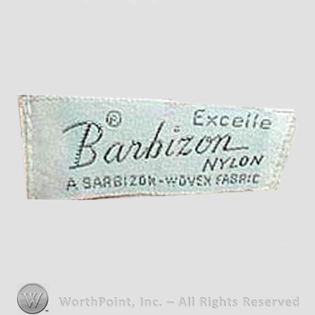 Clothing label : Barbizon.