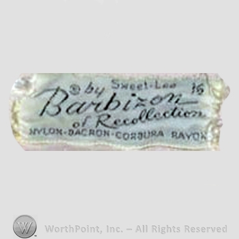 Clothing label : Barbizon.