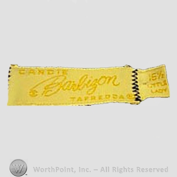 Clothing label : Barbizon.