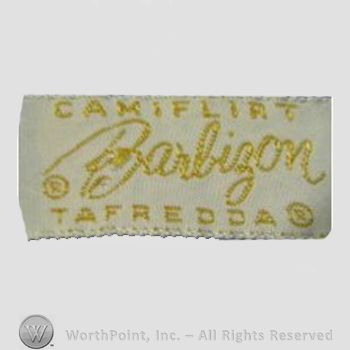 Clothing label : Barbizon.