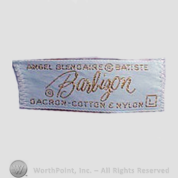 Clothing label : Barbizon.