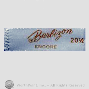 Clothing label : Barbizon.