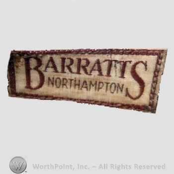 Clothing label : W Barratt Boot and Shoe Company.
