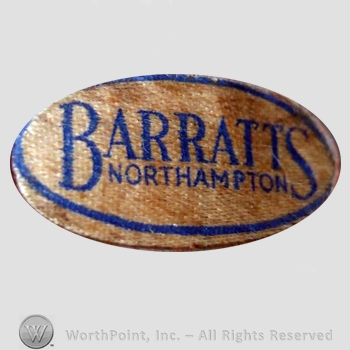 Clothing label : W Barratt Boot and Shoe Company.
