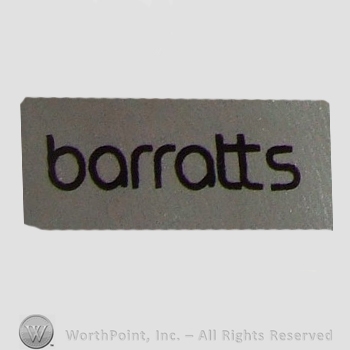 Clothing label : W Barratt Boot and Shoe Company.