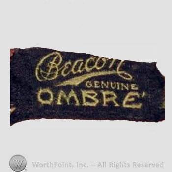 Clothing label : The Beacon Blanket Company.