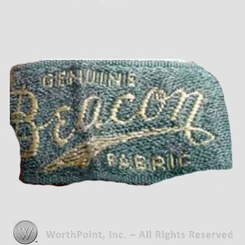 Clothing label : The Beacon Blanket Company.