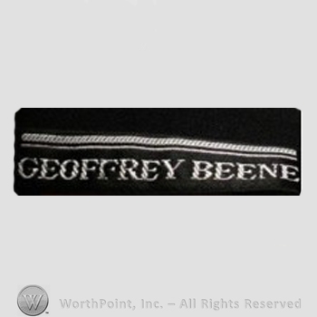 Clothing label : Geoffrey Beene.