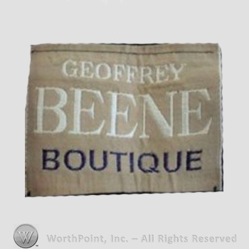 Clothing label : Geoffrey Beene.