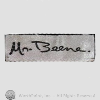 Clothing label : Geoffrey Beene.