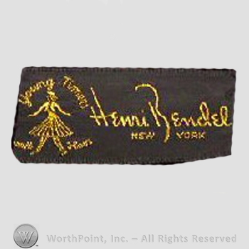 Clothing label : Henri Bendel.