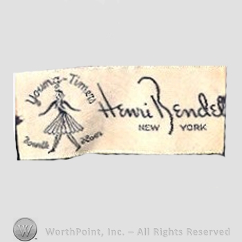 Clothing label : Henri Bendel.