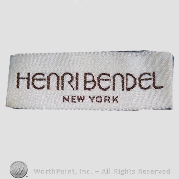 Clothing label : Henri Bendel.