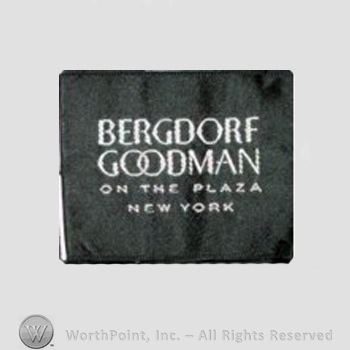 Clothing label : Bergdorf Goodman.