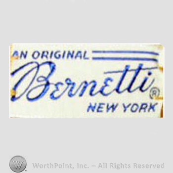 Clothing label : Bernetti.