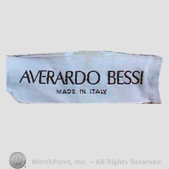 Clothing label : Averardo Bessi .