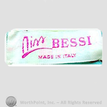 Clothing label : Averardo Bessi .