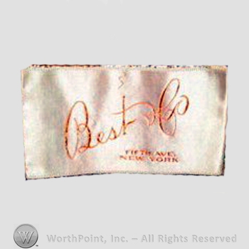 Clothing label : Best & Company.