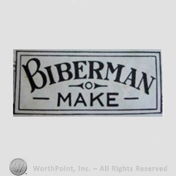 Clothing label : Biberman Make.