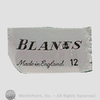Clothing label : Blanes.