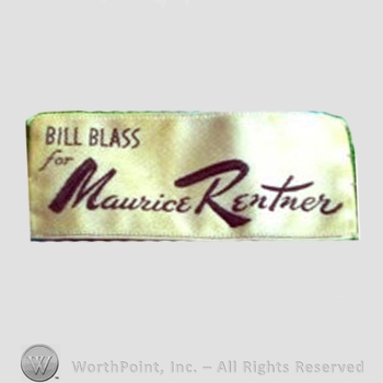 Clothing label : Bill Blass.