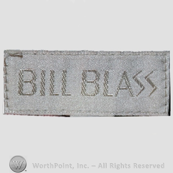 Clothing label : Bill Blass.