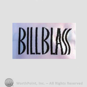 Clothing label : Bill Blass.
