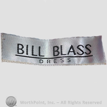 Clothing label : Bill Blass.