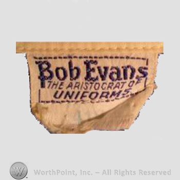 Clothing label : Bob Evans.