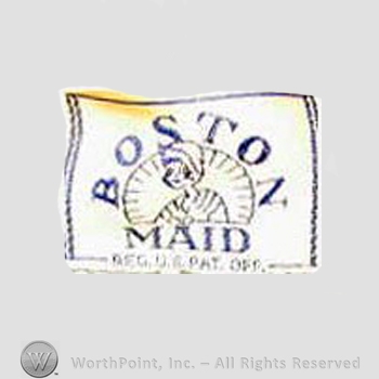 Clothing label : Boston Maid.