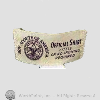 Clothing label : Boy Scouts of America.