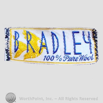 Clothing label : Bradley Knitting Company.