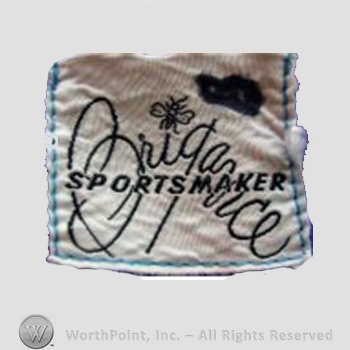 Clothing label : Tom Brigance.
