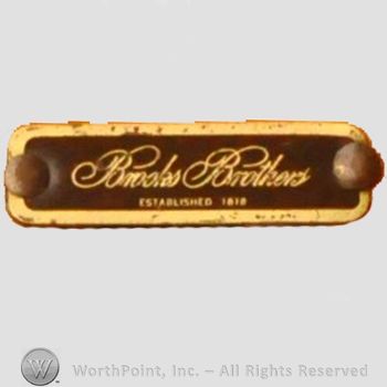 Clothing label : Brooks Brothers.