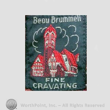 Clothing label : Beau Brummell.