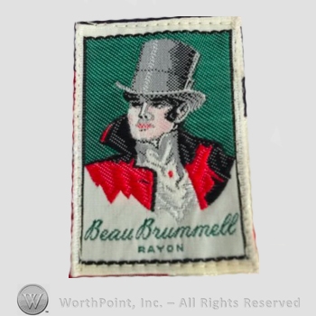 Clothing label : Beau Brummell.
