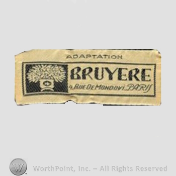 Clothing label : Marie-Louise Bruyere.