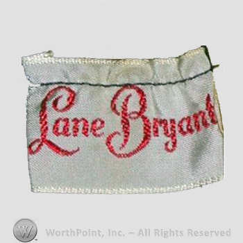 Clothing label : Lane Bryant.