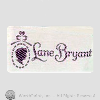 Clothing label : Lane Bryant.